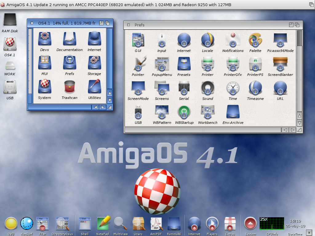 AmigaOS 4 is a sexy desktop