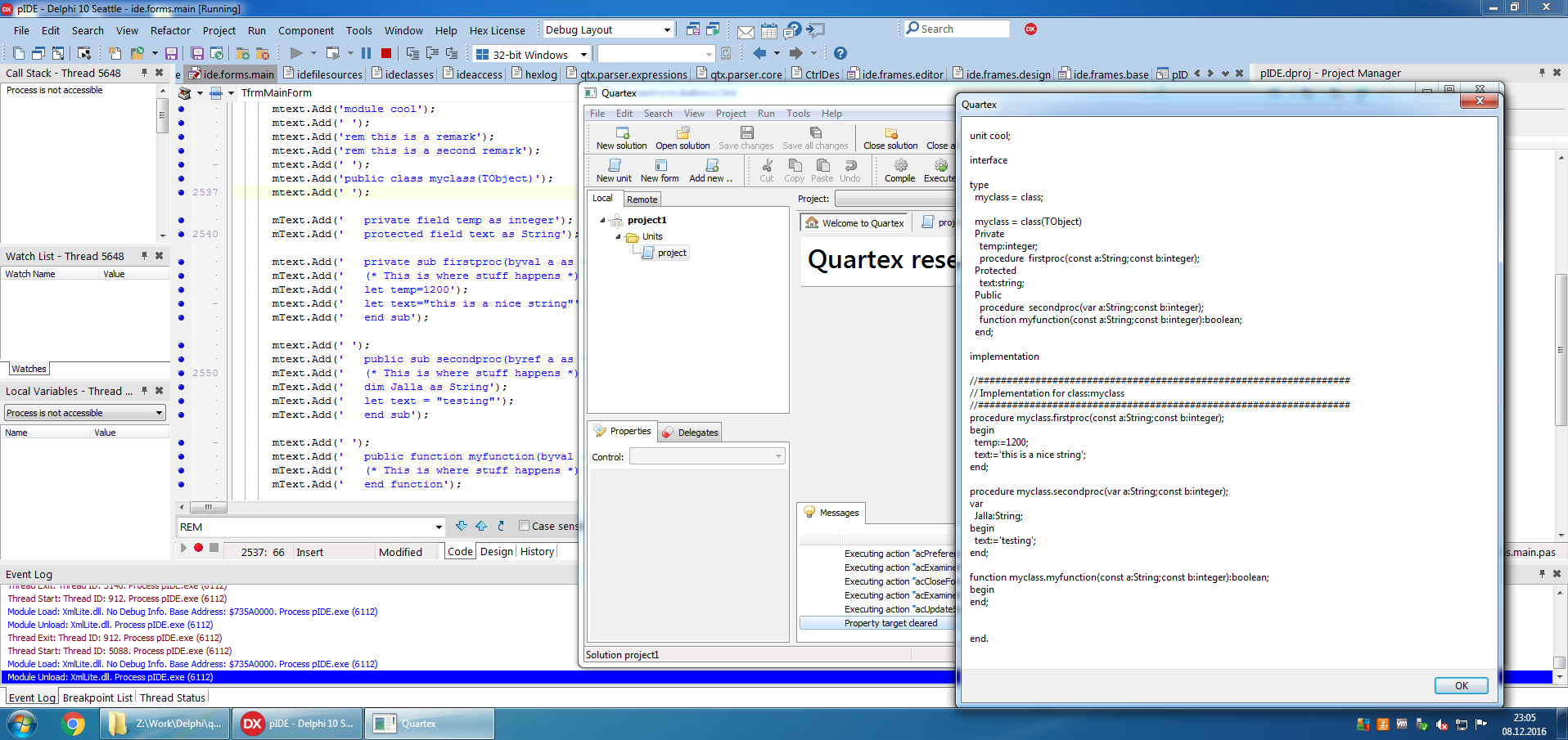Visual Basic to Smart Pascal, awww.... just want to snuggle it :)