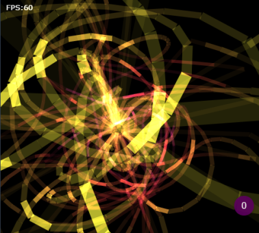The particles javascript canvas demo was coded in Smart Mobile Studio and push the HTML5 graphics engine to the edge