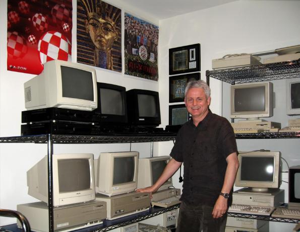 Trevor is an avid collector and have pretty much every Commodore model you can think of